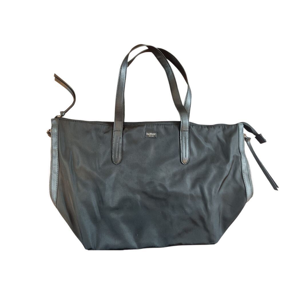 botkier New York Bond tote black purse zip shoulder bag travel vacation work